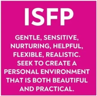 ISFP personalità